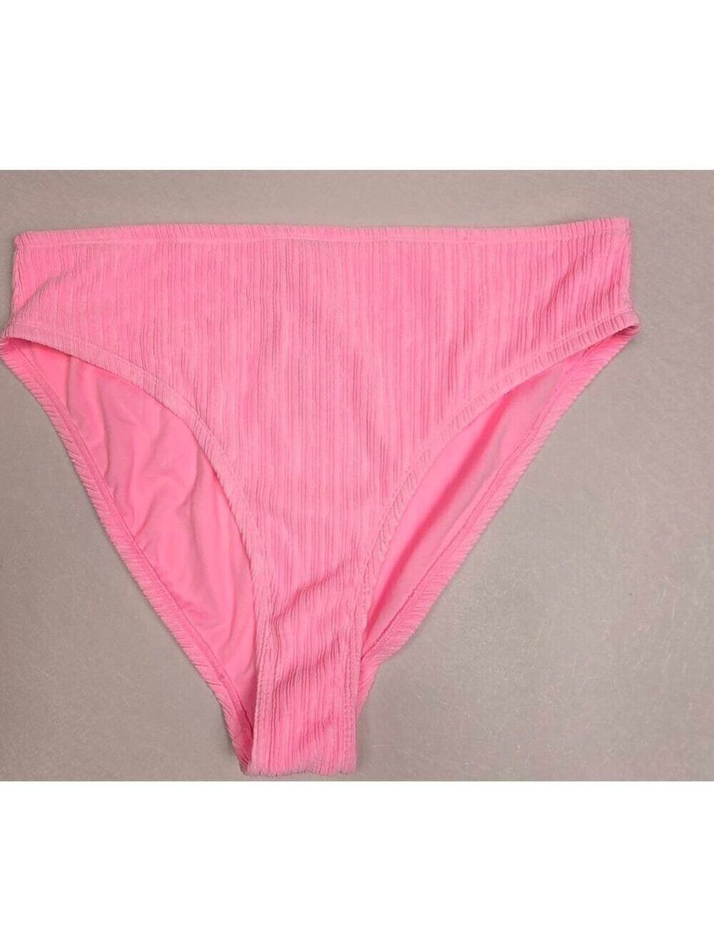 Wild Fable Pink Mid Rise Bikini Bottom Size X